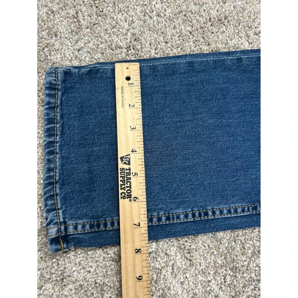Levis 514 Straight Fit Mens Blue Denim Jeans W33 L34 Medium Wash Stretch #0755